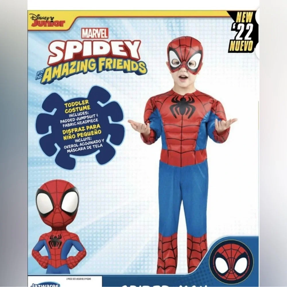 Marvel Spidey Amazing Friends Costume - Red and Blue - Picture 2 of 8